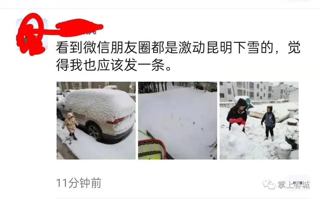 求雪|求雪成功！昆明城区虎年第一场雪正在下，朋友圈乐疯了