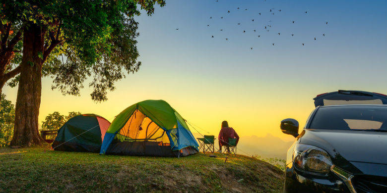 露营商家假期迎客精致露营不仅在改造旅游业_方式_媒体_小树林