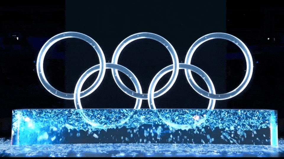 冬奥会奥运环图片