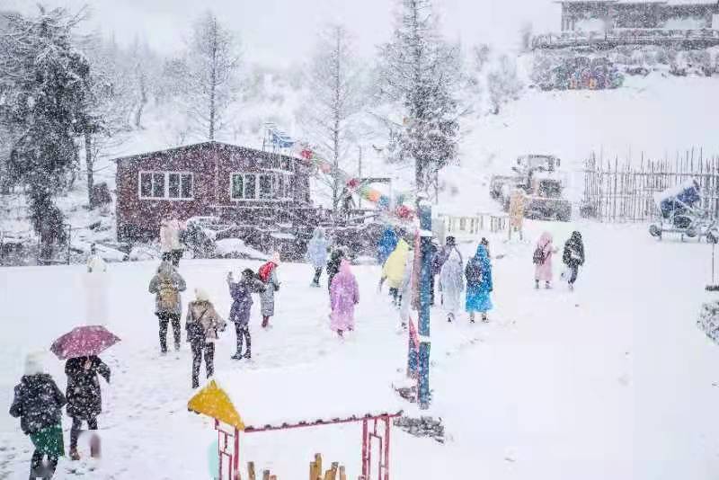 滑雪场|冬奥热带火冰雪游 春节假期理县旅游实现双增长