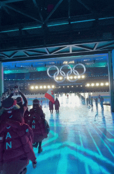 加拿大冬奥会入场图片