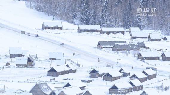 雪景|大美雪景 宁静的新疆禾木乡银装素裹