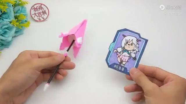 自制决战次时代暖羊羊彗星伞漂亮的红伞伞真是有趣