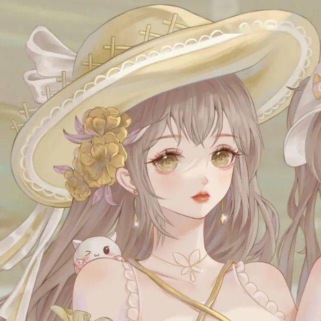 精选高清头像动漫女头团头闺蜜头像温柔可人