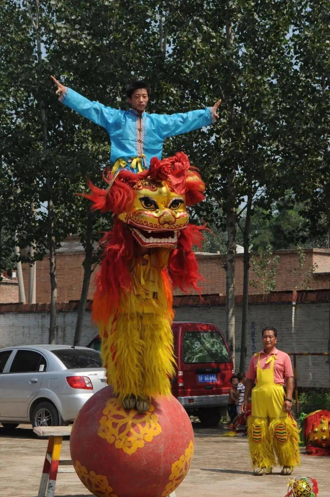 知民俗品年味年趣之徐水舞狮