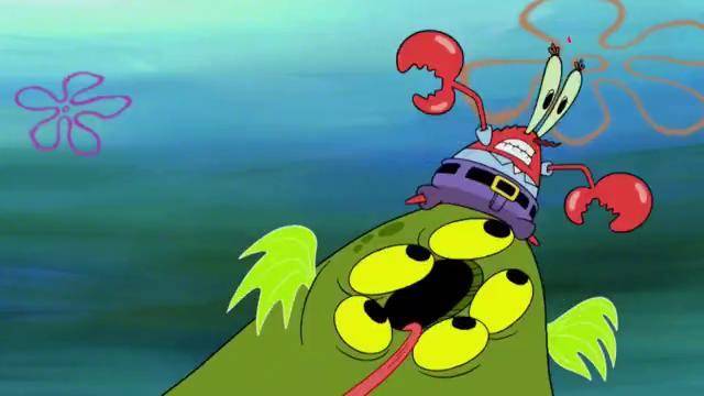 派大星牙齿痛用夹子夹住全身全身痛牙齿就不痛了太逗了