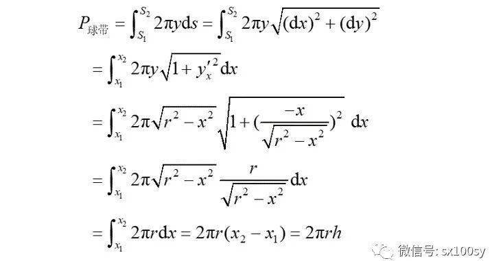 为什么球的表面积是4倍的大圆面积 公众 文章 Sy