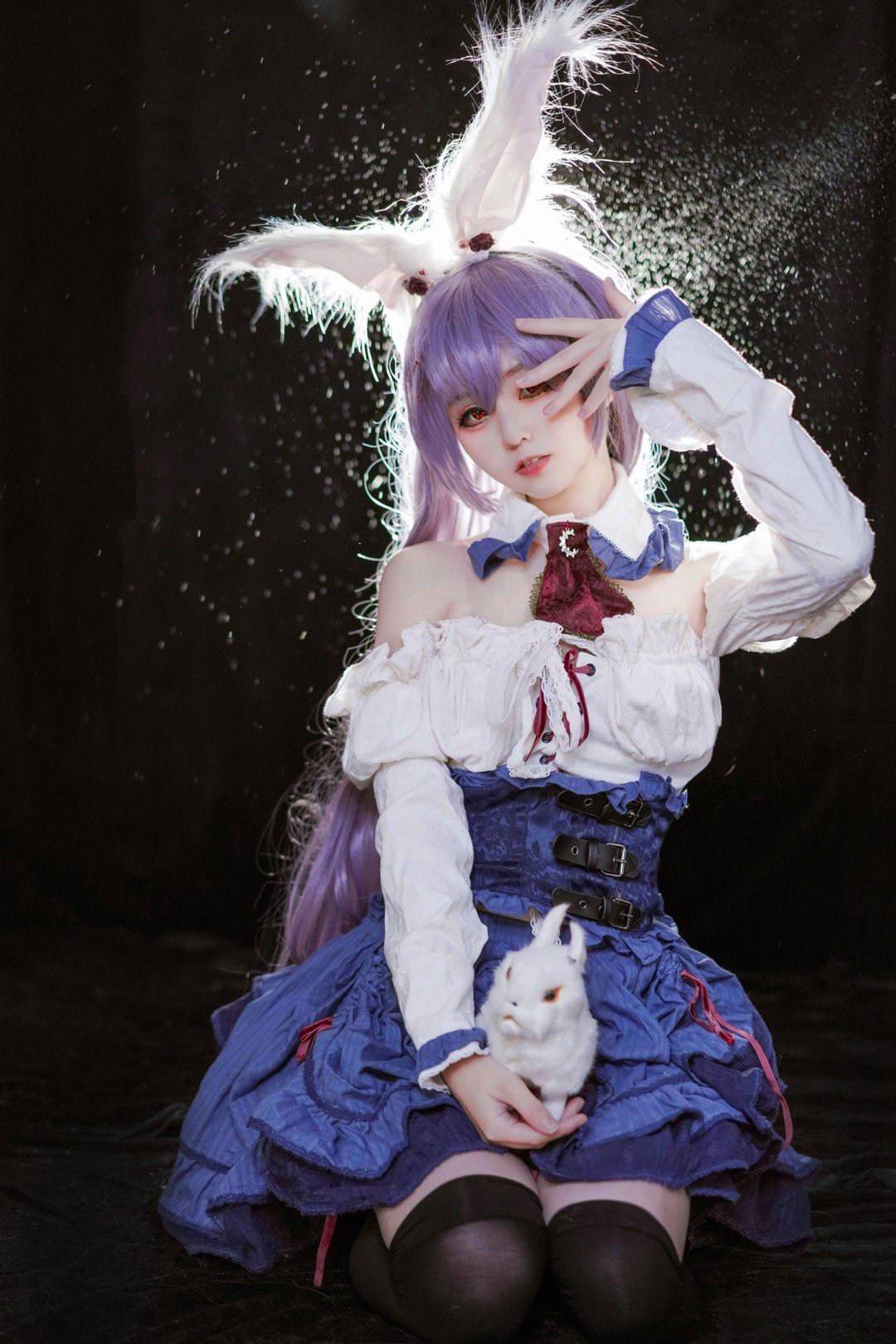 东方project铃仙cosplay