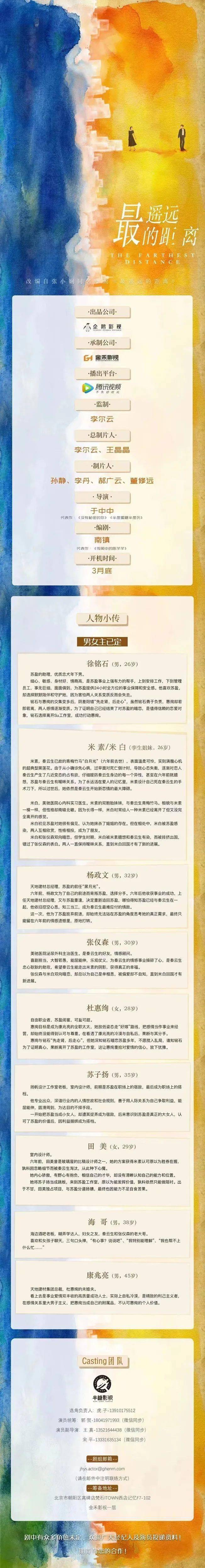 王爷|2/11组讯 | 古装甜宠剧《这个王爷有点废》、甜宠剧《被偏爱的星星》、《最遥远的距离》等