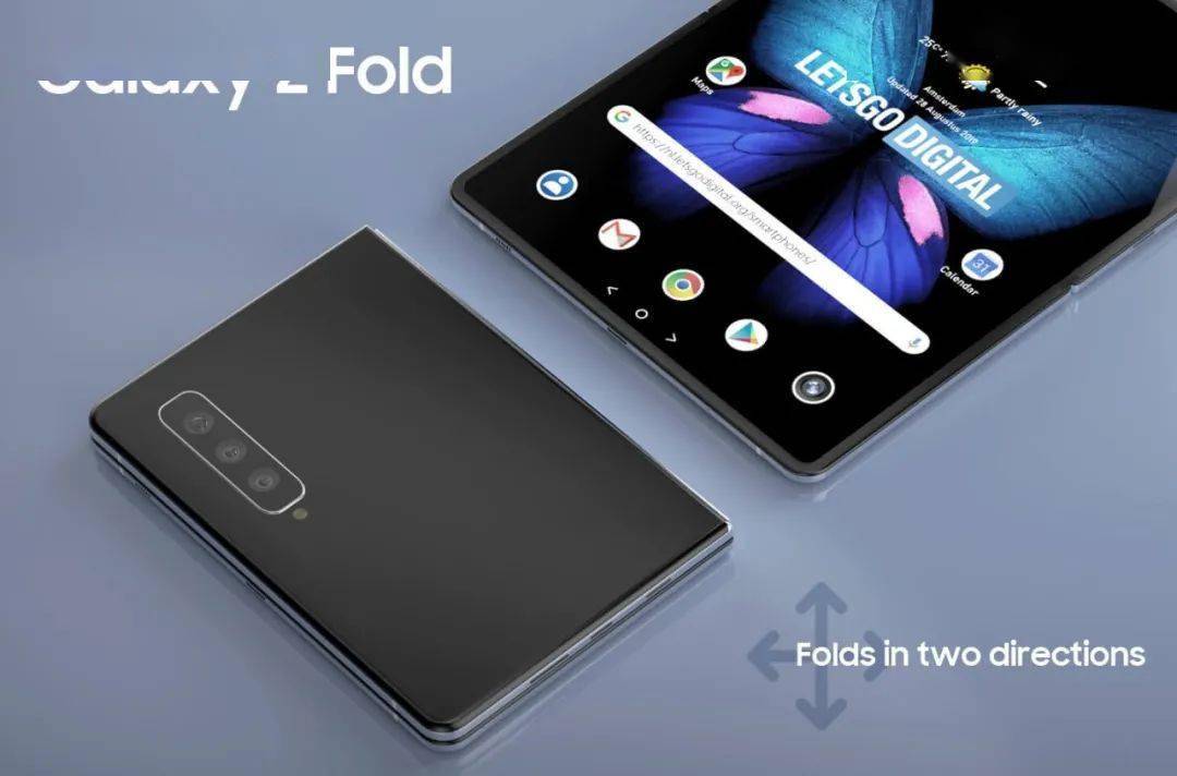 系列|【前沿】三星ZFold新机外观专利公开 十字型折叠会玩...