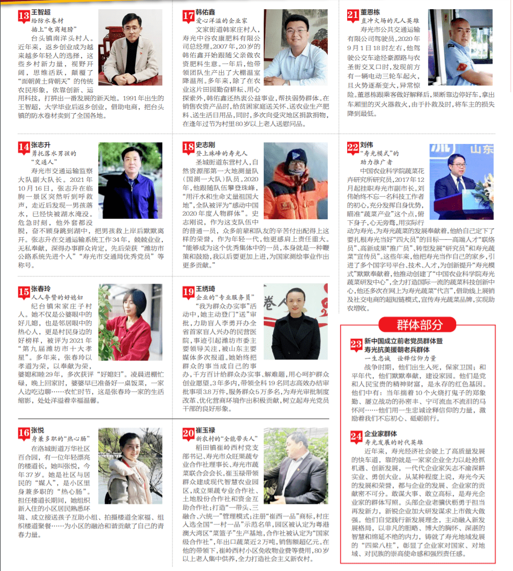 邀您投票2021感动寿光年度人物暨年度新闻候选公布