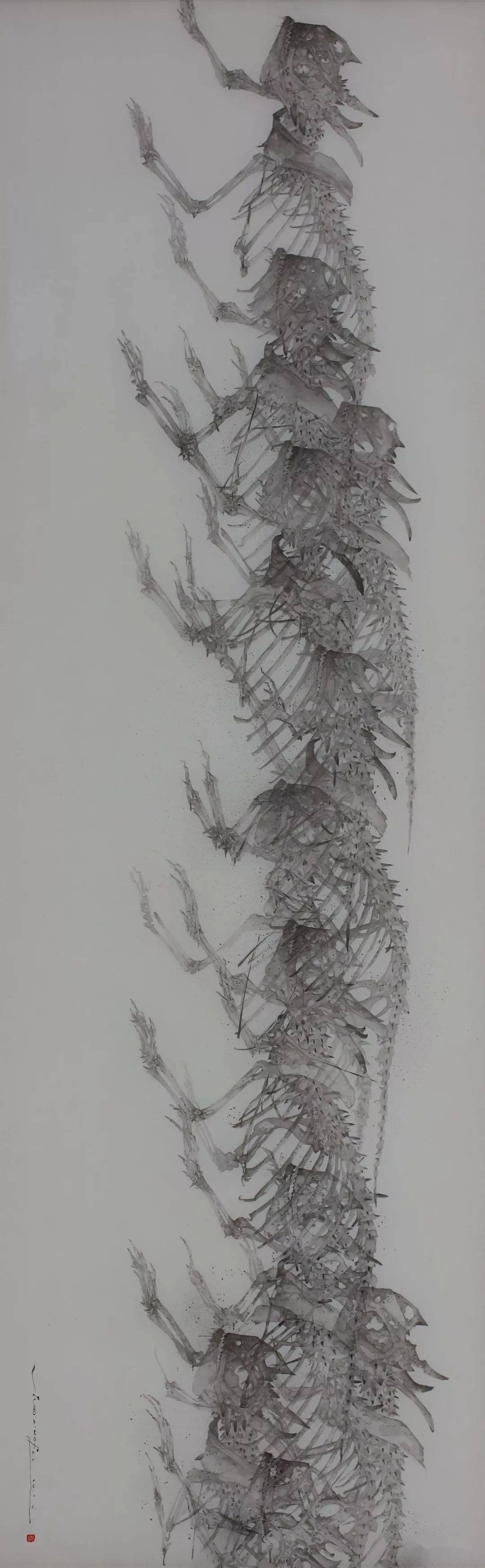 湖北美术学院中国画系教授郝孝飞作品