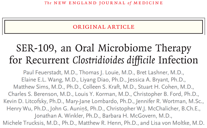 抗生素|NEJM：开天辟地！粪菌胶囊首次在Ⅲ期临床试验中获得成果，一类全新的药物获批在即丨临床大发现