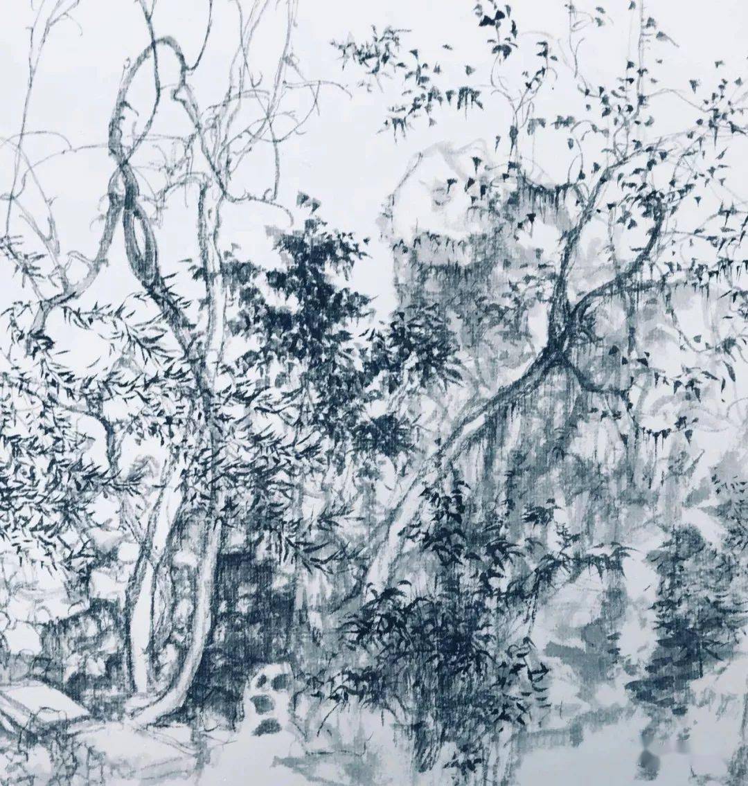 湖北美术学院中国画系教授郝孝飞作品