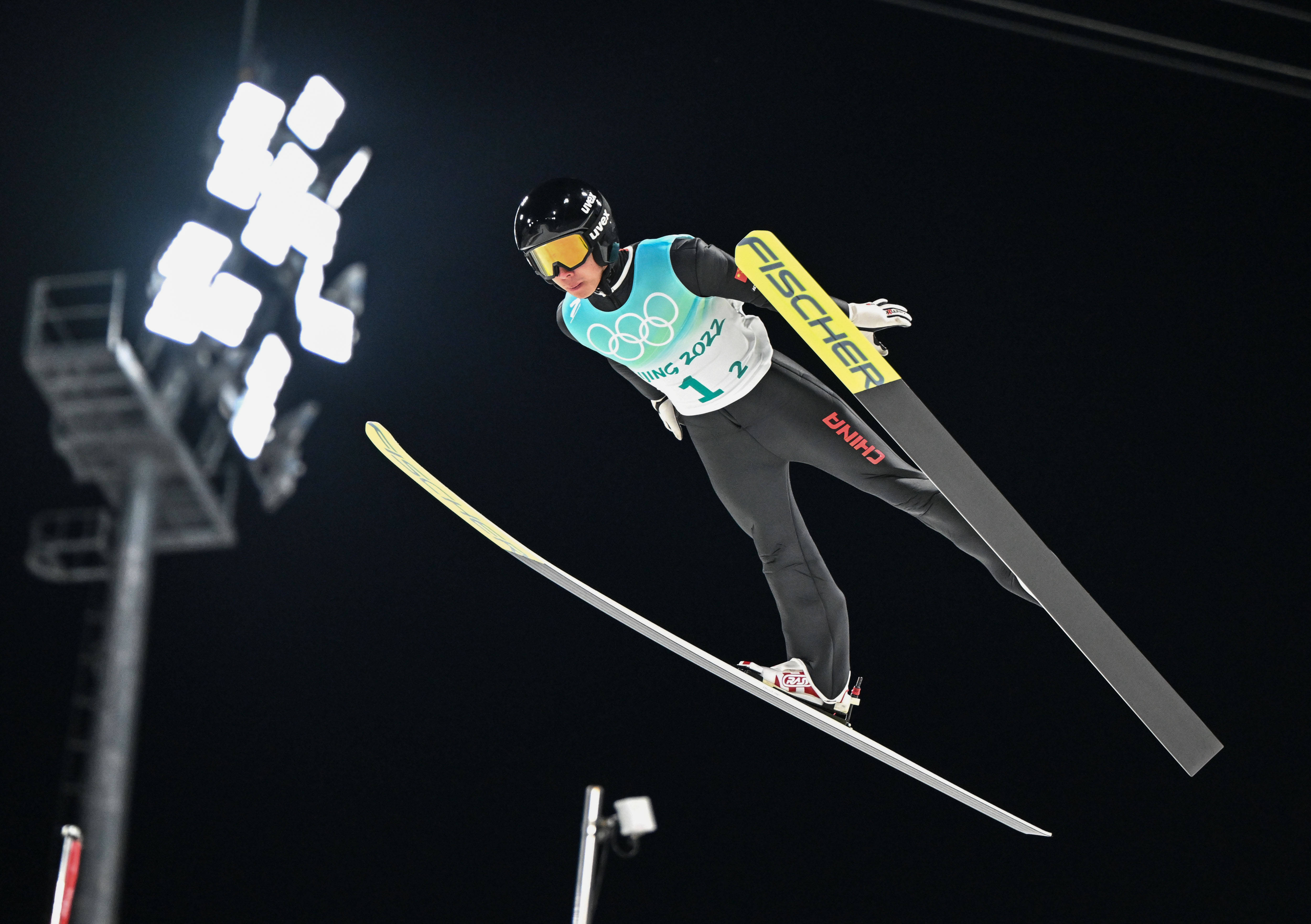 中国跳台滑雪图片