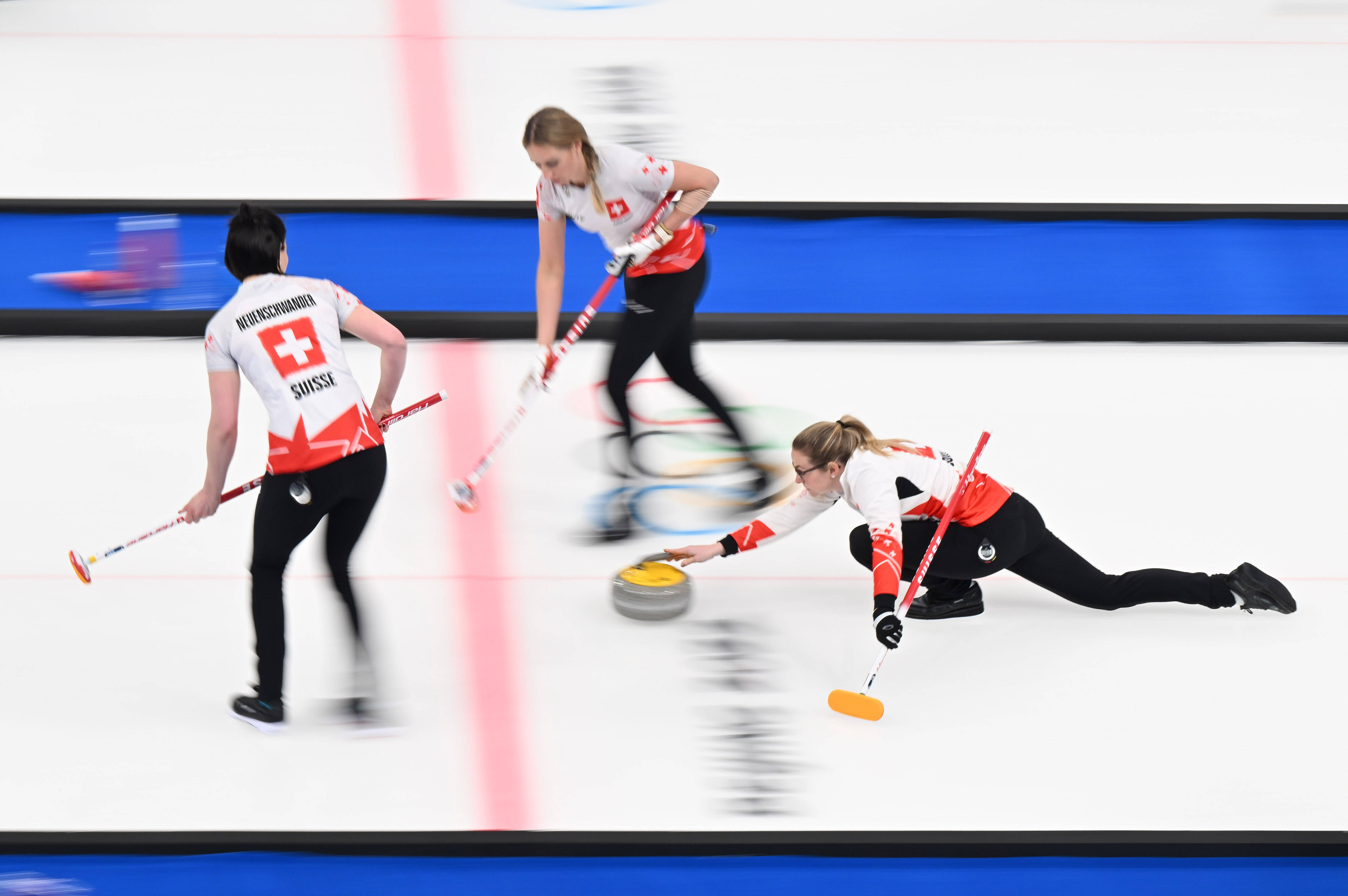 冰壶女子循环赛瑞士队胜日本队