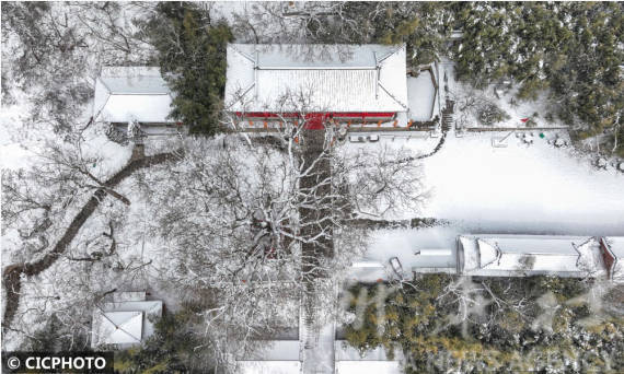 雪景|山东荣成：雪润伟德山