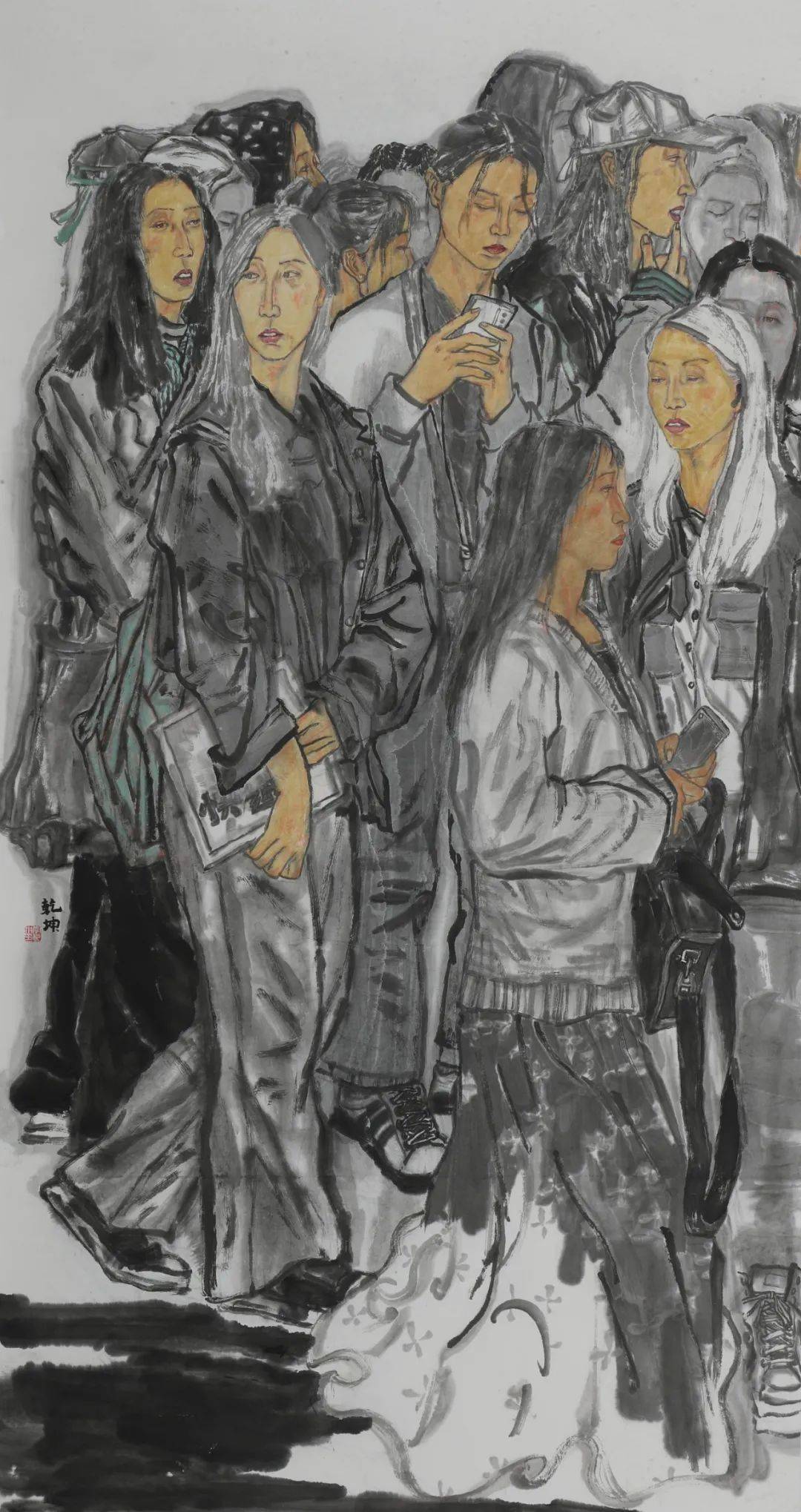 黄燕玲《荷塘秋趣》黄妍萍《幸福生活》黄秀岗《春风十里》黄晓敏《松