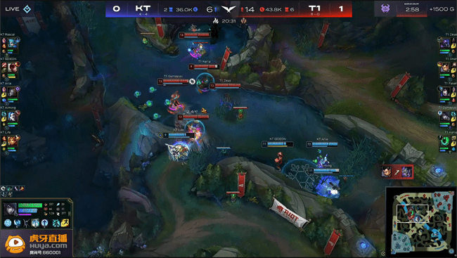 高地|LOL-LCK：Faker妖姬魔影迷踪来去如风，T1 2-0横扫KT轻取九连胜