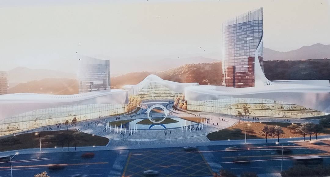 基地正在建项目滚滚来川渝高竹新区科技创新基地冲刺圈中科技创新示范