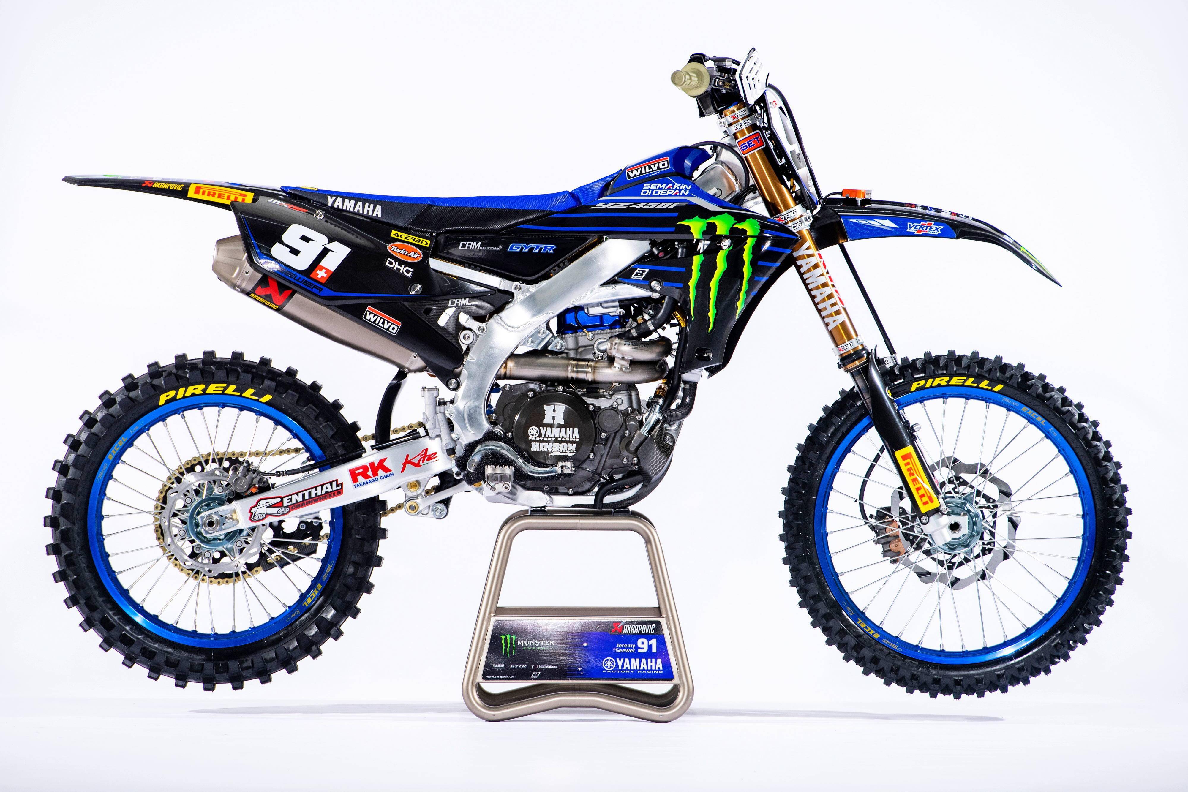 mxgp2022yamaha工廠車隊和yz450fm賽車