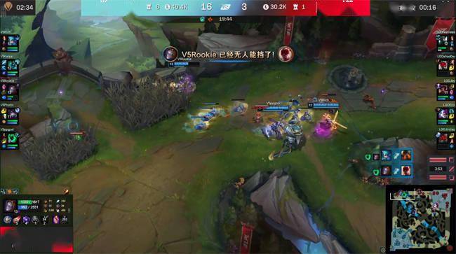 中路|LOL-LPL：16分钟领先1万经济“花式乱杀”，V5让一追二击败LGD