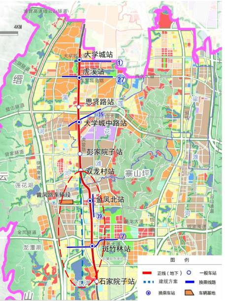 轨道7号线一期延伸至科学城高铁站单轨变地铁最新公示来了
