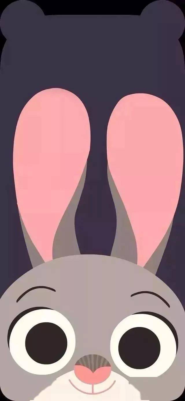 兔耳朵手机壁纸图片