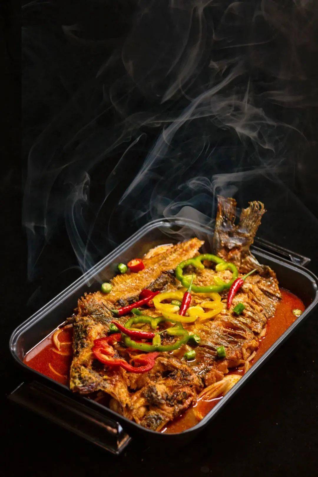 花榕稻江湖烤鱼(口味7选1) 5道配菜._鱼肉_清江_美味