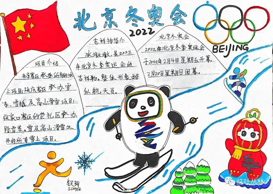 冬季奥运会小报内容图片
