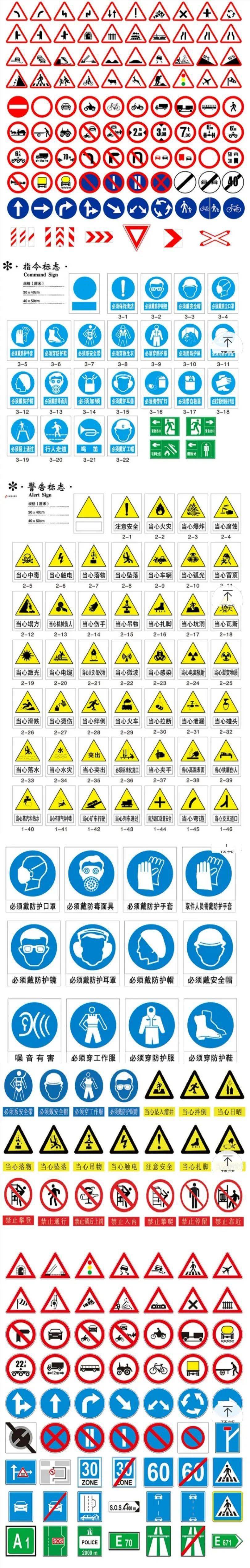 煤矿用品安全标志符号图片