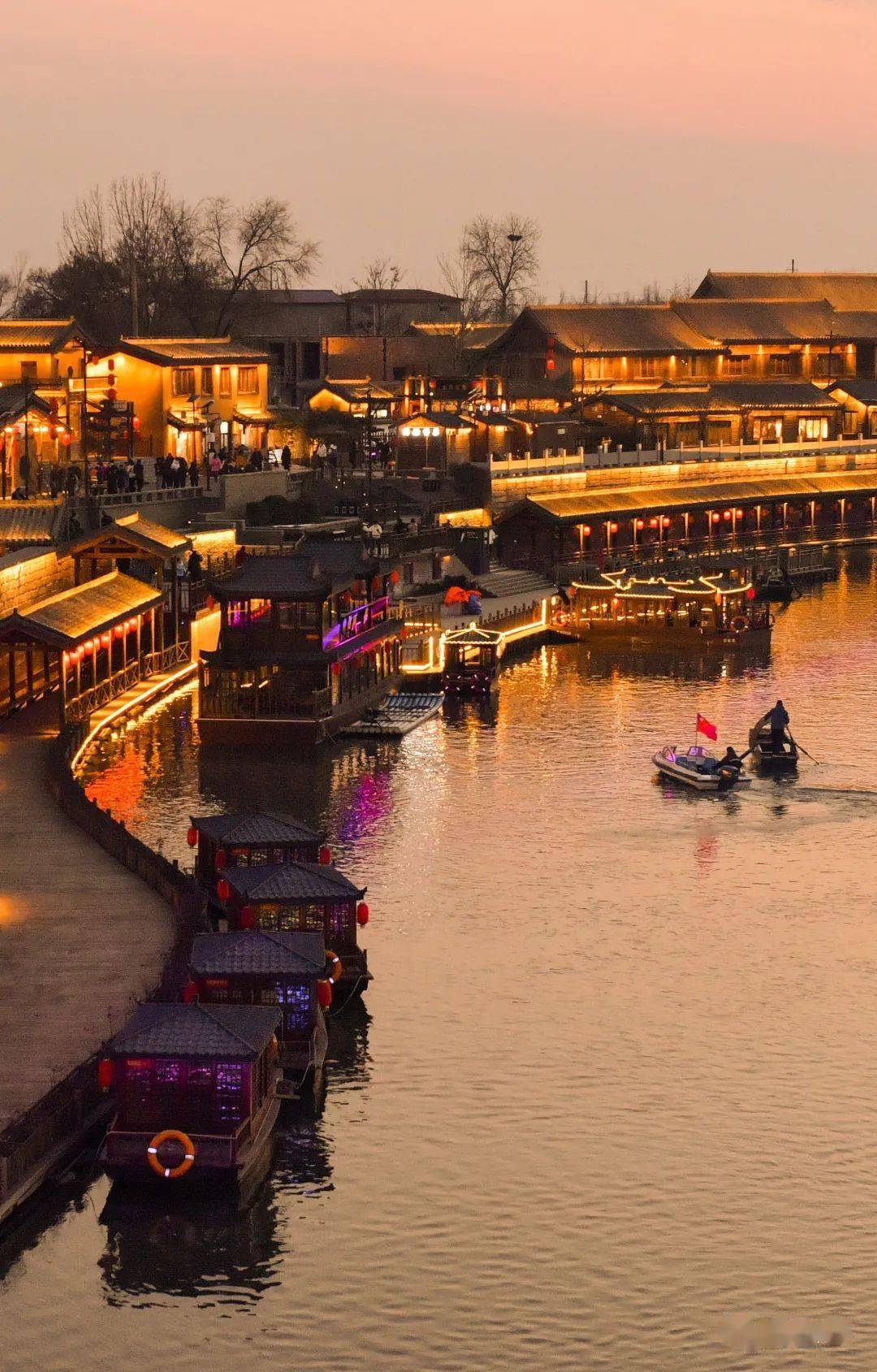 邯郸依托滏阳河打造的开河马头景区