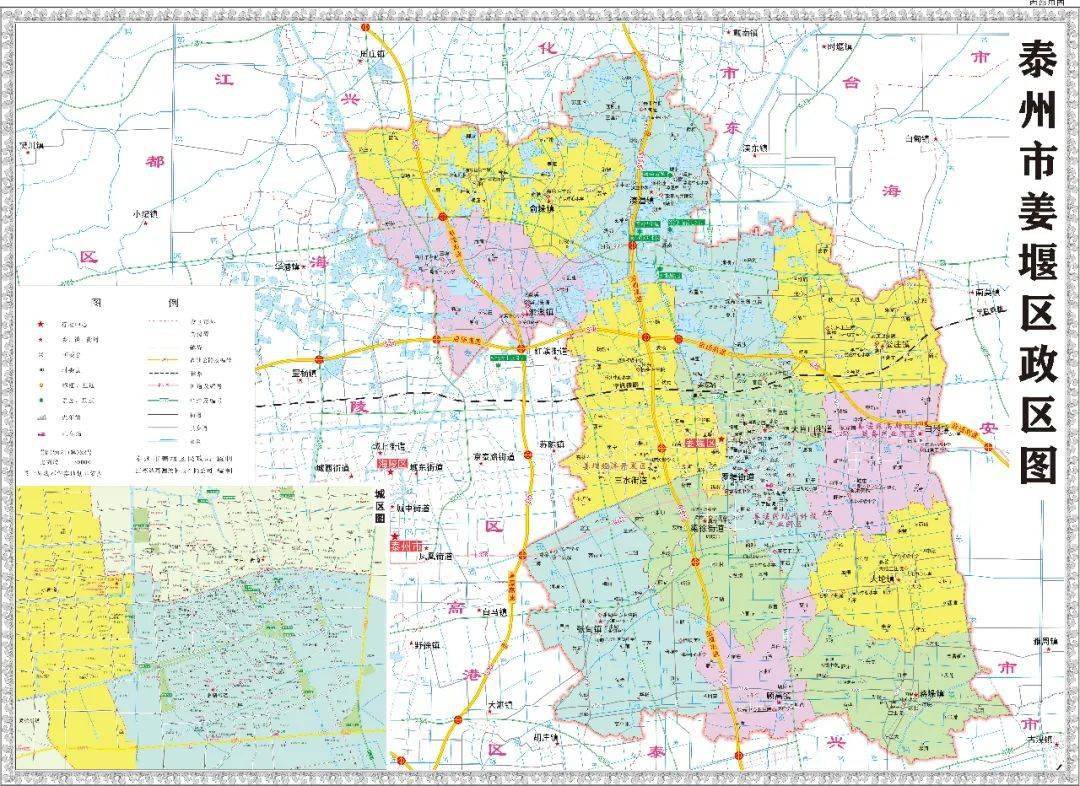 姜堰232省道规划图图片