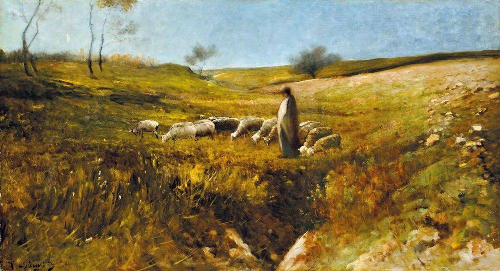 匈牙利杰出的自然风景画家贝拉阿达伯特冯斯潘依大美自然风景油画欣赏