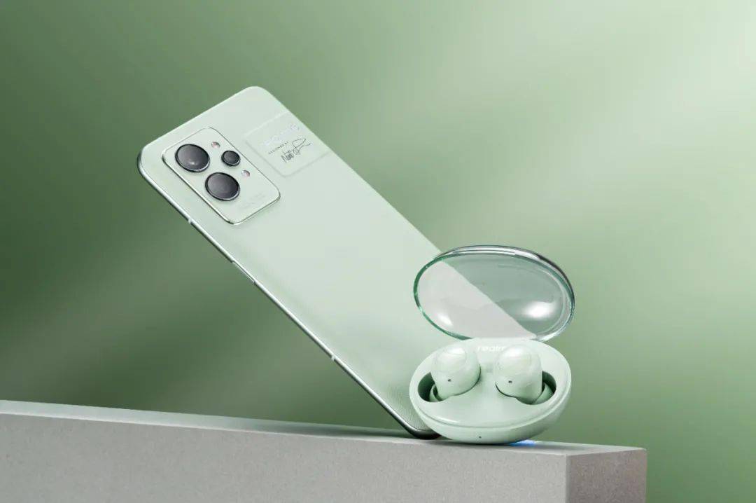 【新品】3.3发 realme真我V25/BudsQ2s预热 森林绿耳机买吗