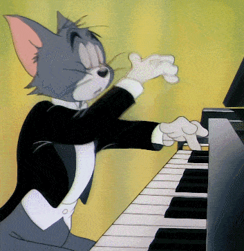 汤姆猫弹钢琴图片图片