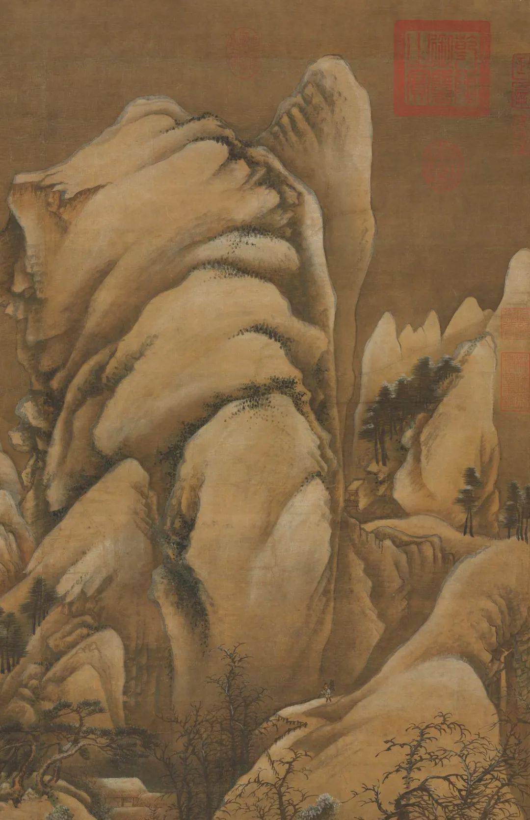 赏画|许道宁《关山密雪图》