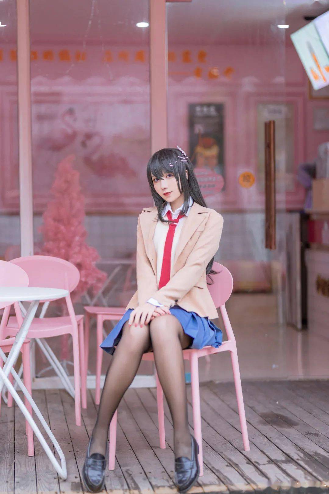 【二次元cos】气质校服美少女_jean-_版权_公众