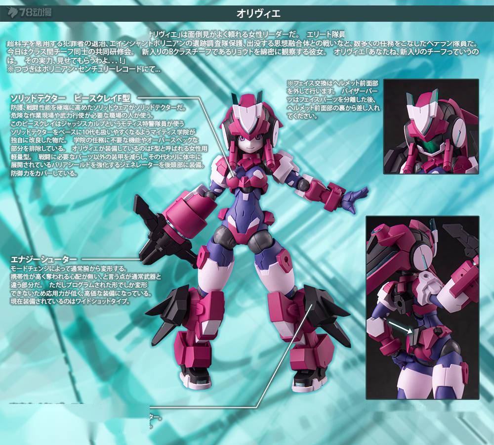 Daibadi|模玩资讯：Daibadi Production 机械新人类POLYNIAN 奥利维娅