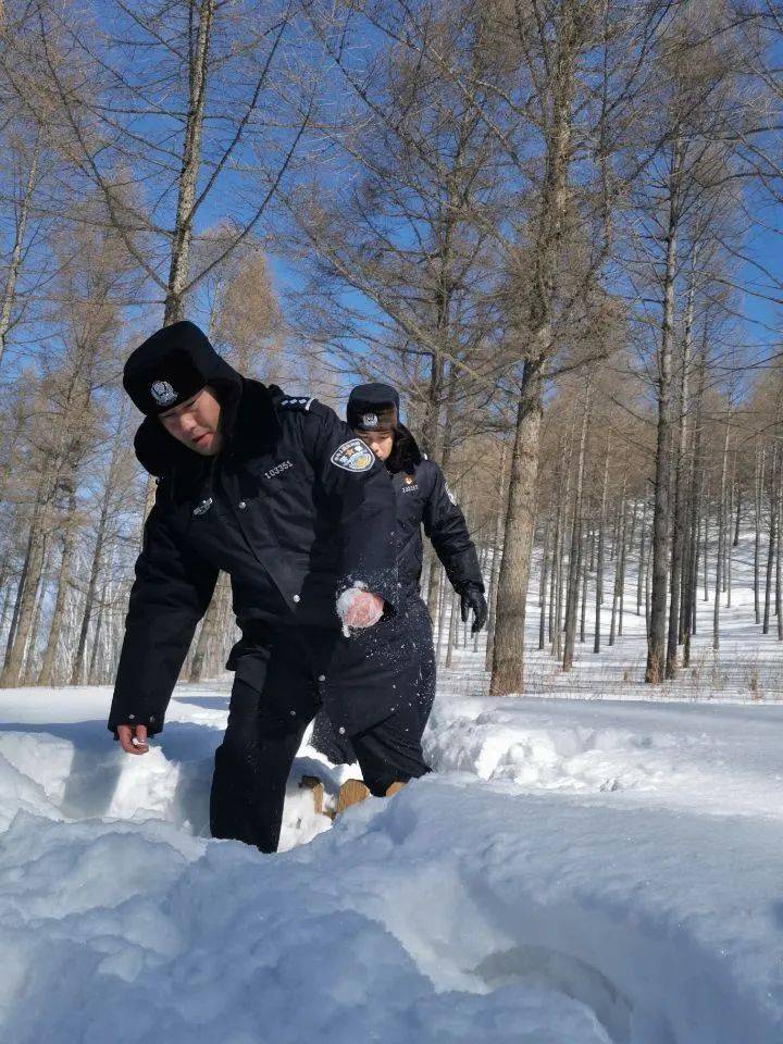 积雪|宣传民警走基层 | 塞罕坝森林警察：忠诚守护绿水青山