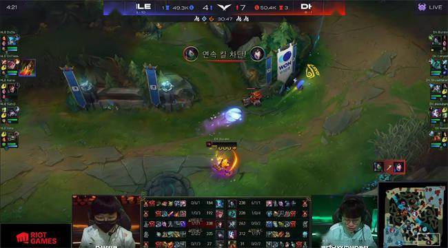 中路|LOL-LCK：DK上、中灵性双偷家，直落两盘2-0双杀HLE