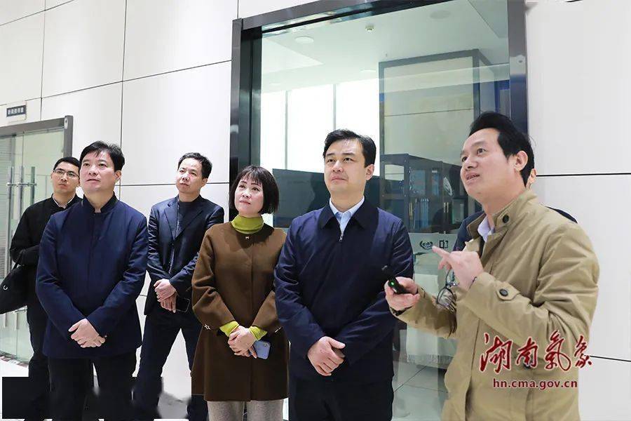 株洲市副市长白云峰一行赴湖南省气象局调研_刘家清_建设_平面