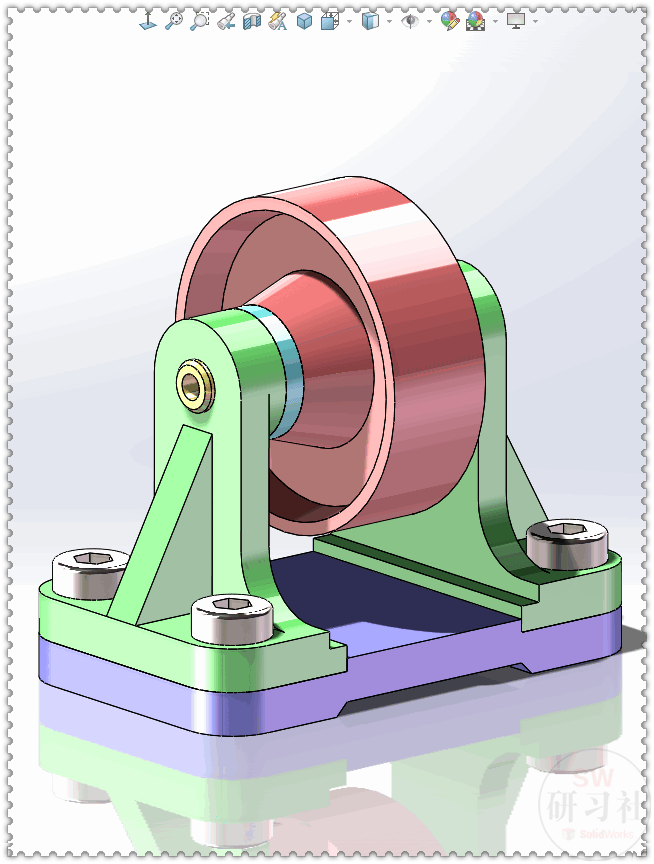 solidworks一张工程图里添加多个零件