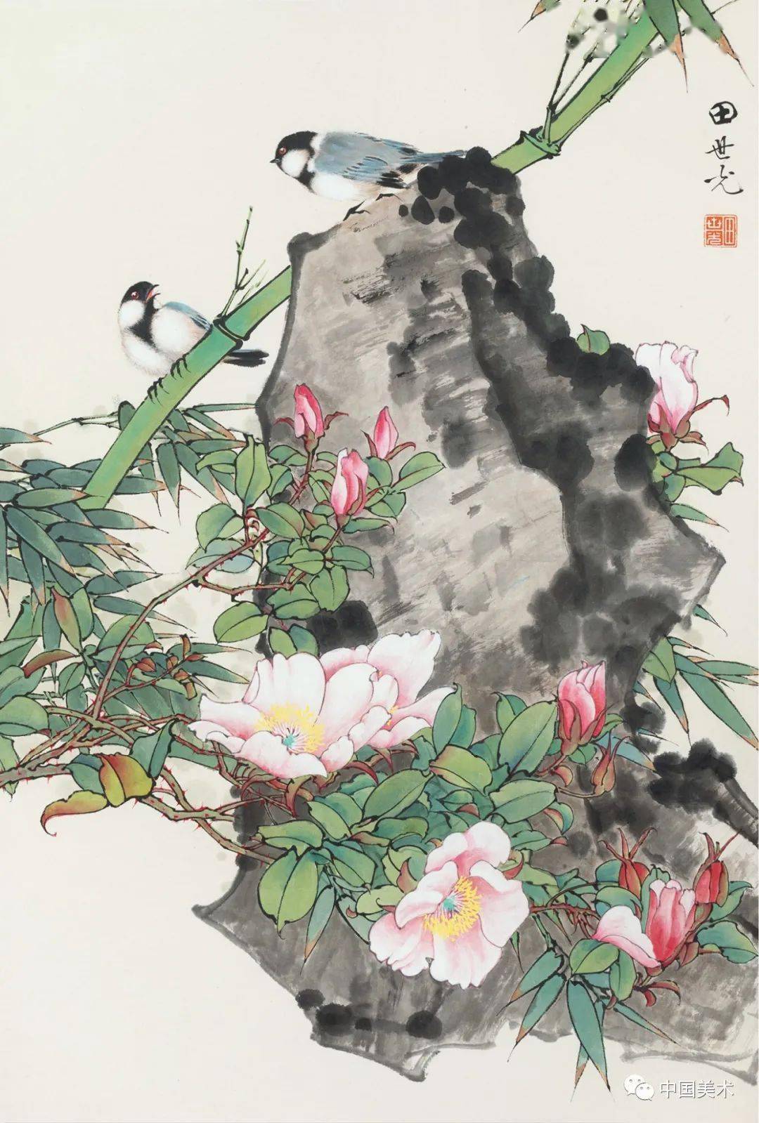 历代名家画春花(高清80图)_桃花_杏花_田世光
