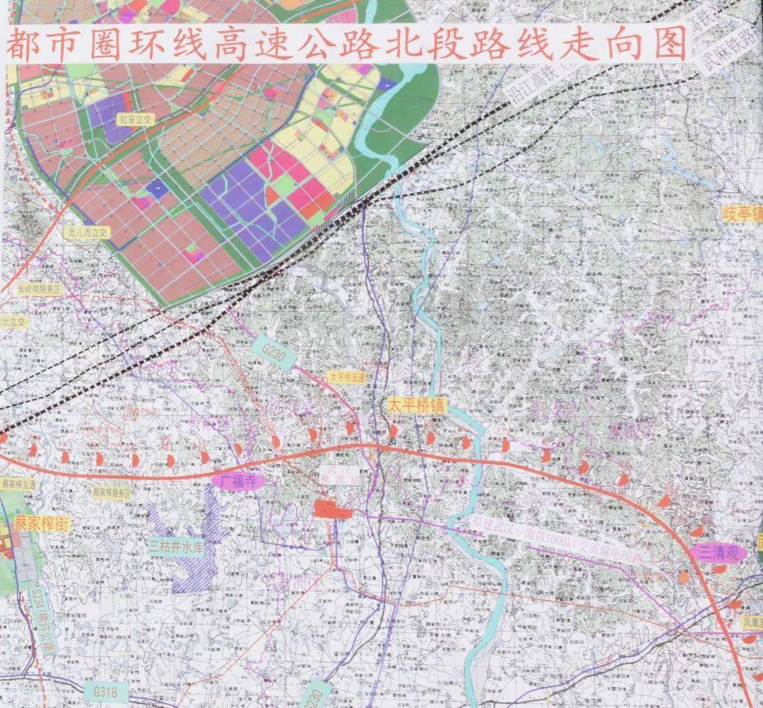周平高速郸城段规划图图片