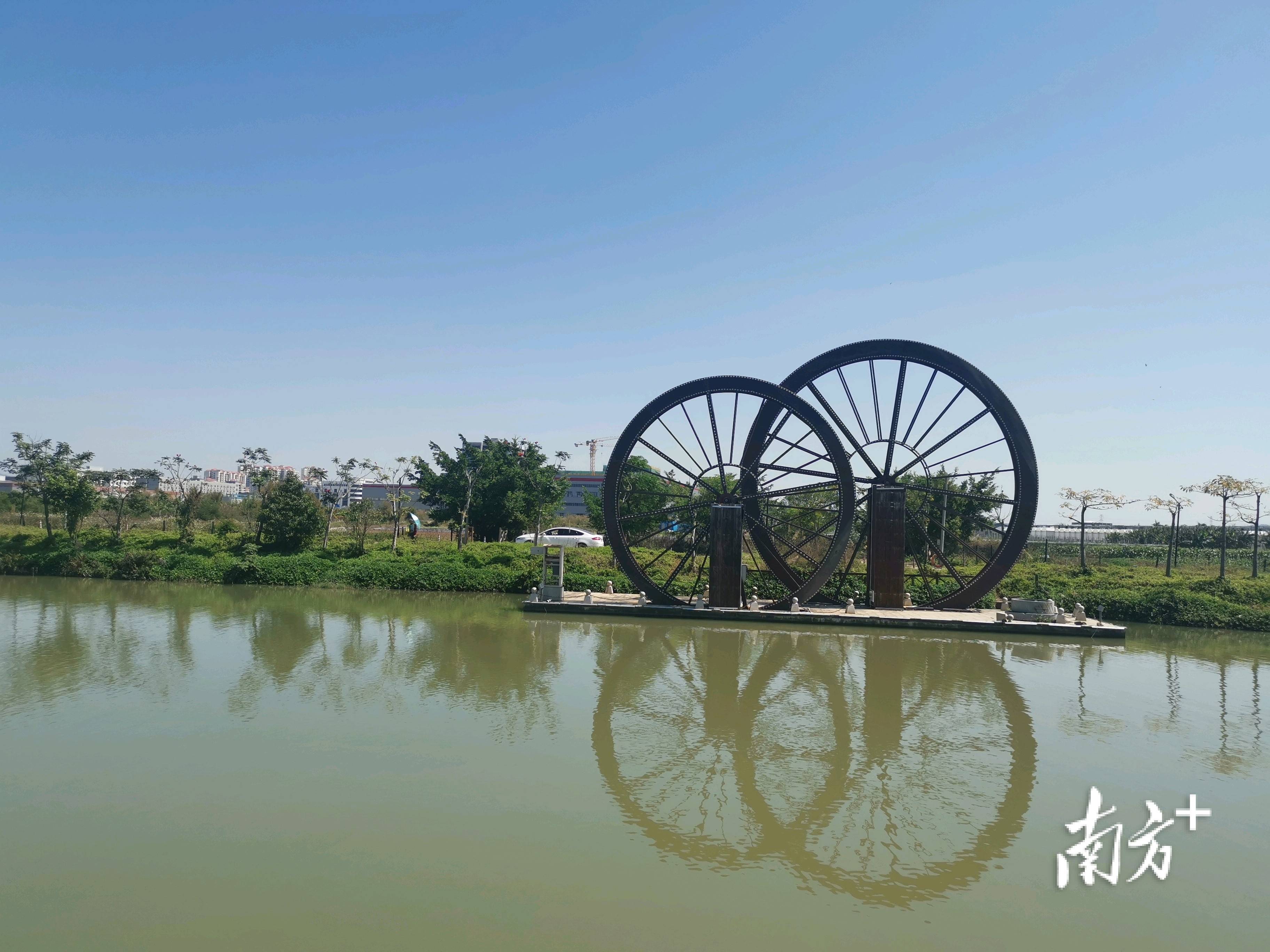 金湾区平沙镇平塘河.