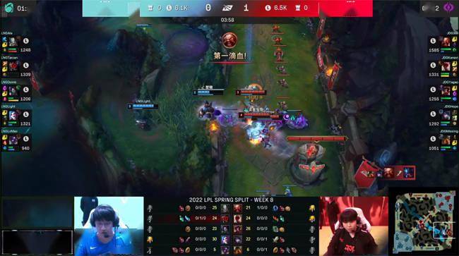 先锋|LOL-LPL：369酒桶肉弹冲击单防Ale蛮王，JDG 2-0横扫LNG喜提三连胜