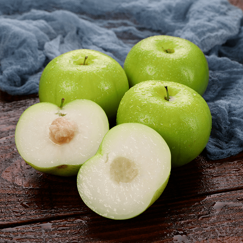 脆嫩多汁甜过蜜糖比鸡蛋还大的翡翠苹果枣你吃过吗