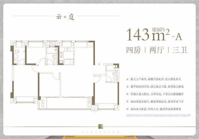 福清君安公馆户型图图片