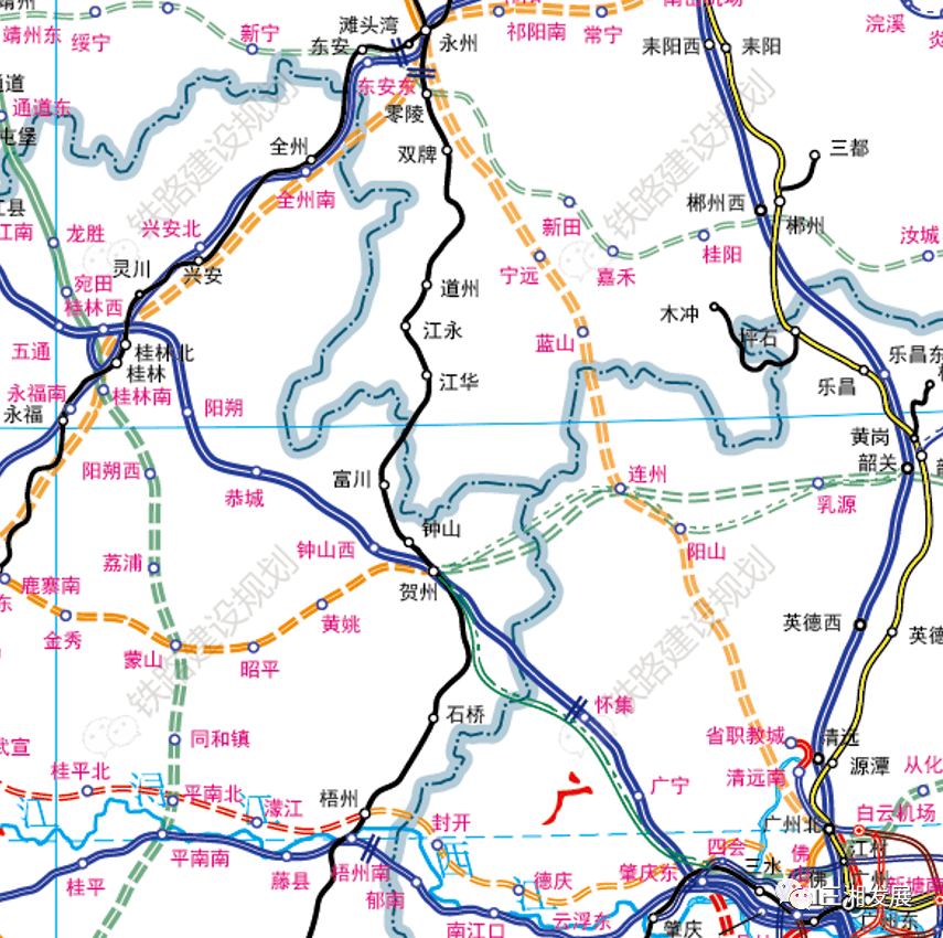 廣清永高鐵入國家十四五鐵路規劃永州邵陽等湘西南人歡呼雀躍